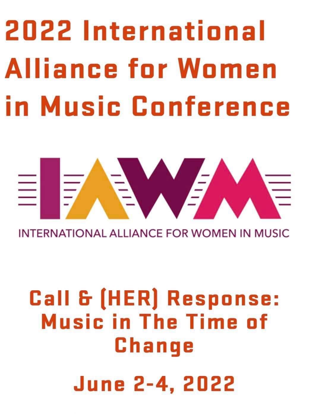 IAWM International Alliance for Women in Music Conference